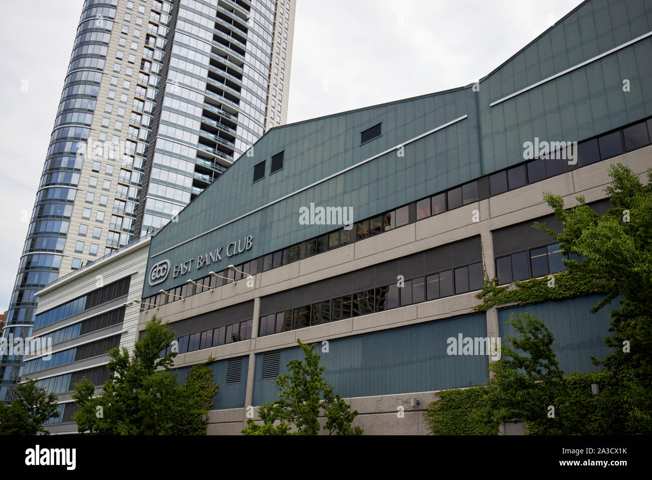 East Bank Club and kingsbury plaza chicago illinois united states of america Stock Photo