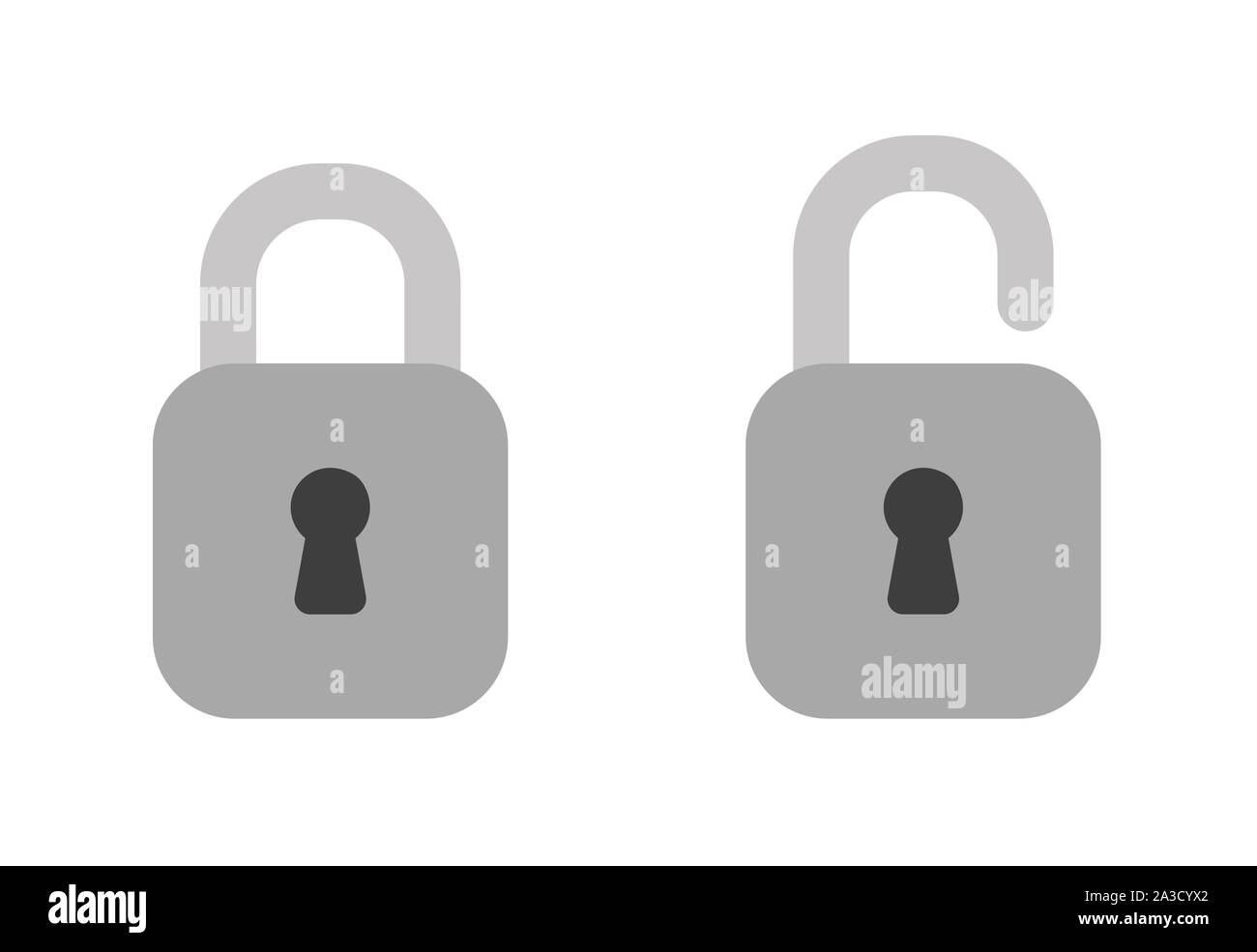 Collection of padlocks Stock Vector Images - Alamy