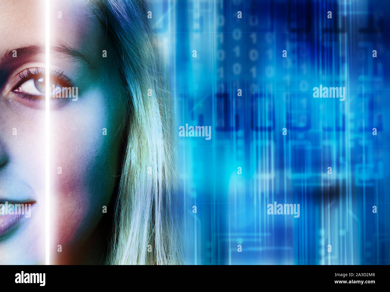Face recognition technology hi-res stock photography and images - Alamy