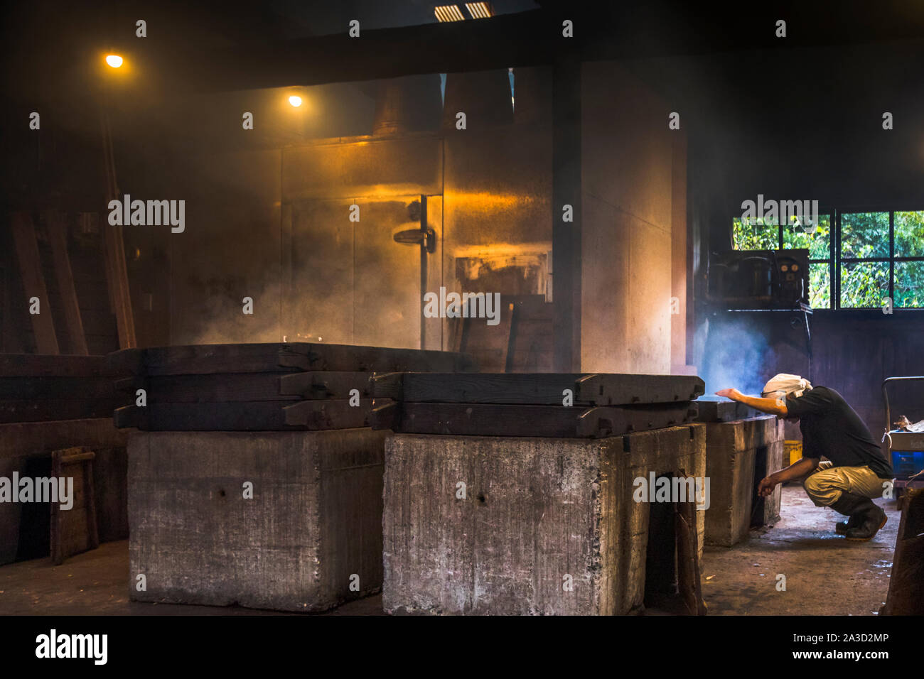 Yasuhisa Serizawa's Katsuobushi Manufacture in Nishiizu-Cho, Shizuoka, Japan Stock Photo