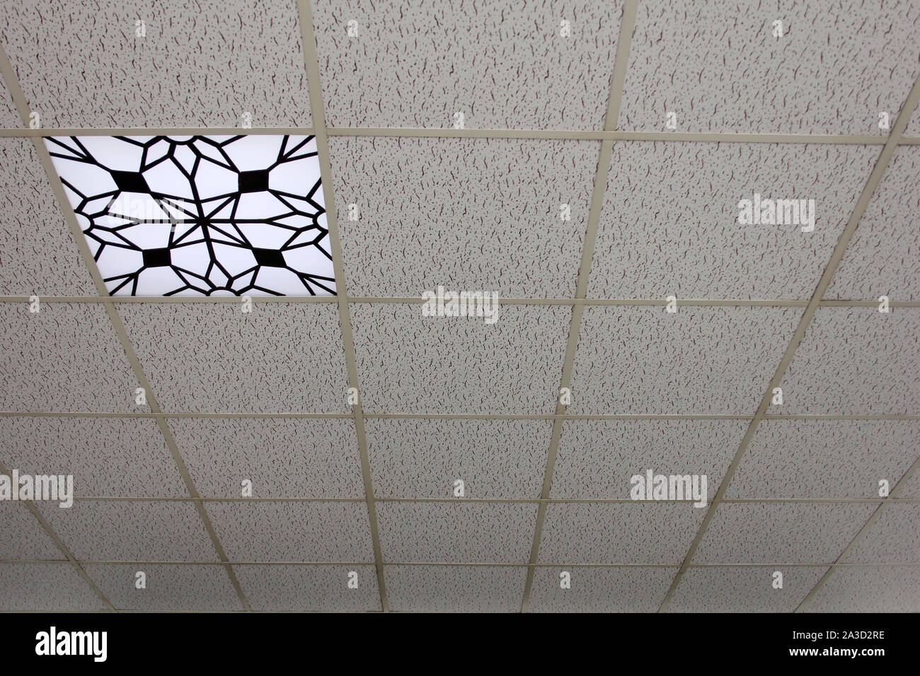 ceiling lighting Stock Photo