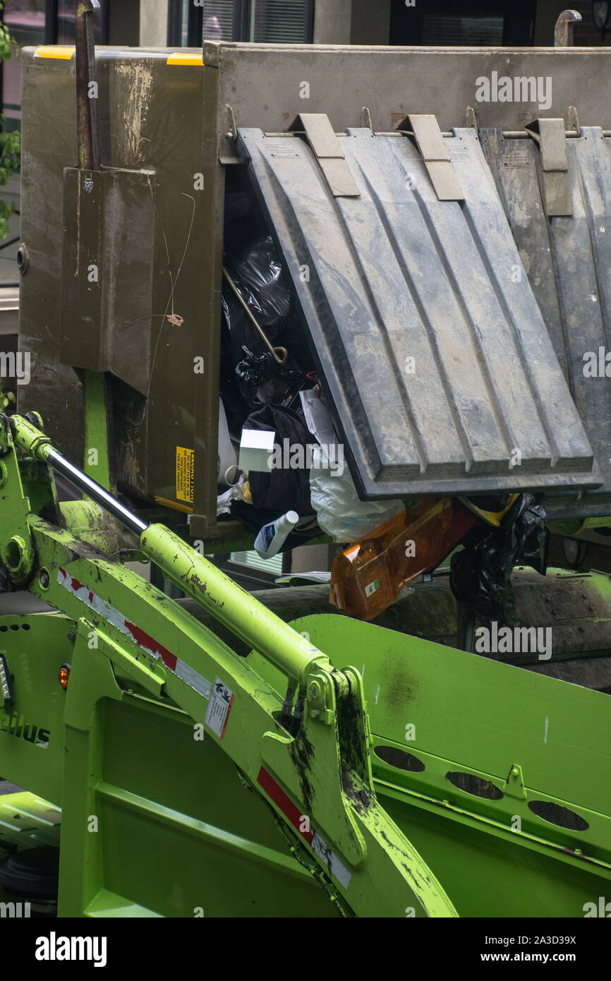Refuse, trash, garbage during collection Stock Photo Alamy