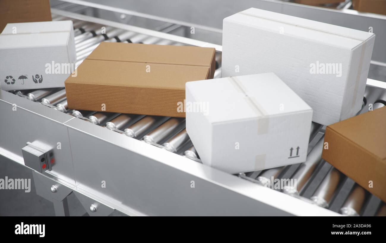 Packages delivery, packaging service and parcels transportation system ...