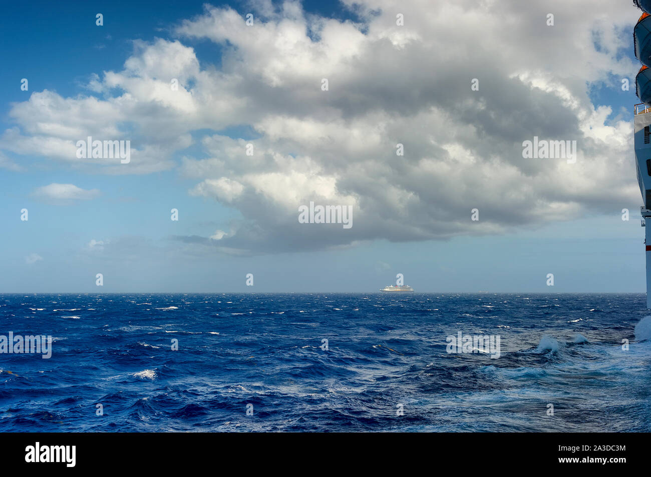 Florida Usa September 20 2019 View From A Cruise Ship Cabin