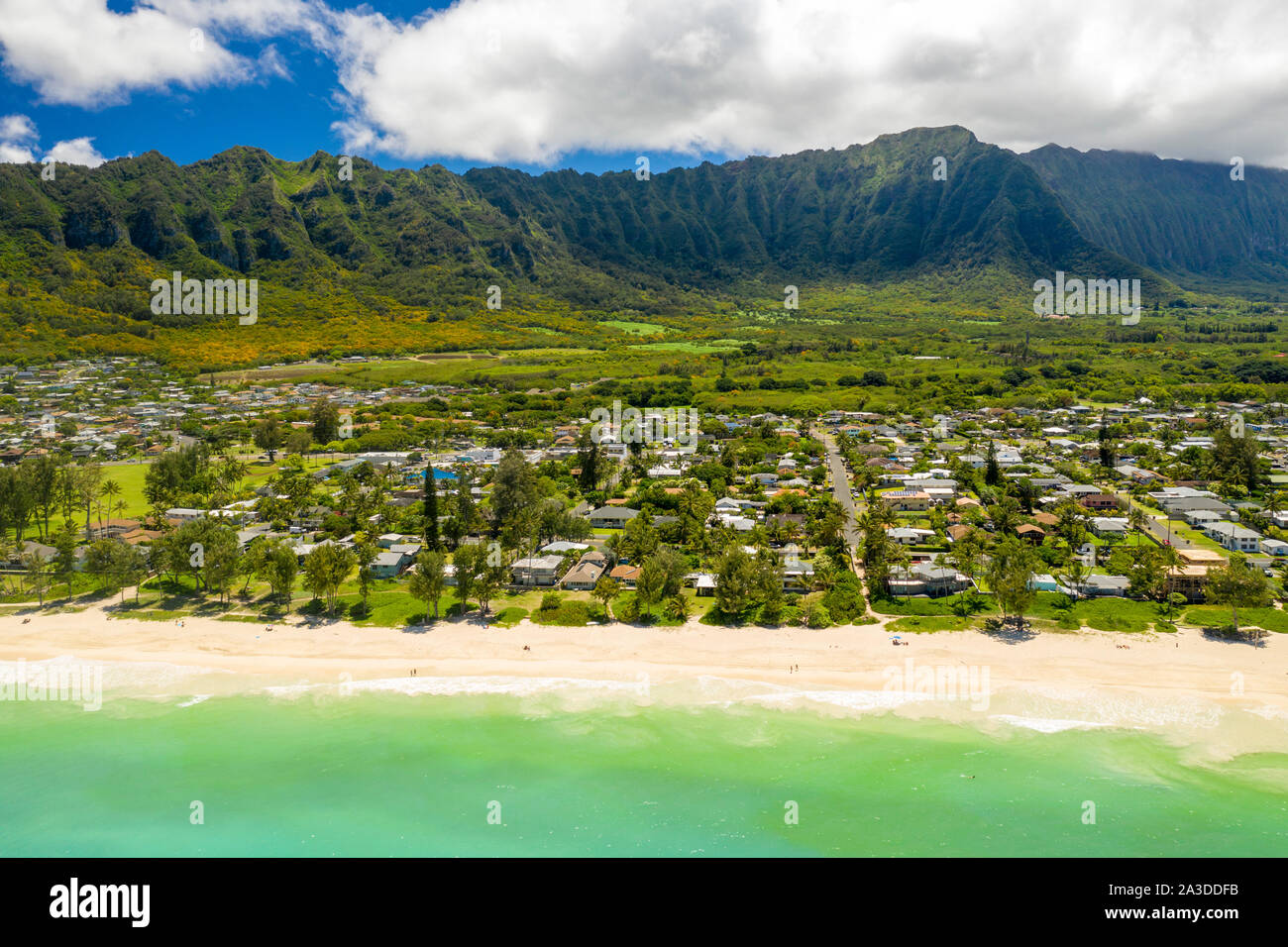 Waimanalo Beach, Oahu, Hawaii Stock Photo Alamy