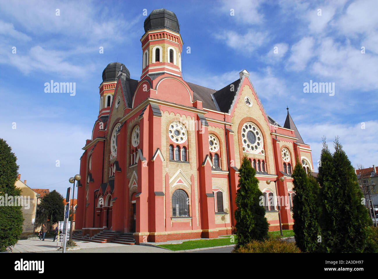 Former synagogue, Zalaegerszeg, Zala county, Hungary, Magyarország, Europe Stock Photo