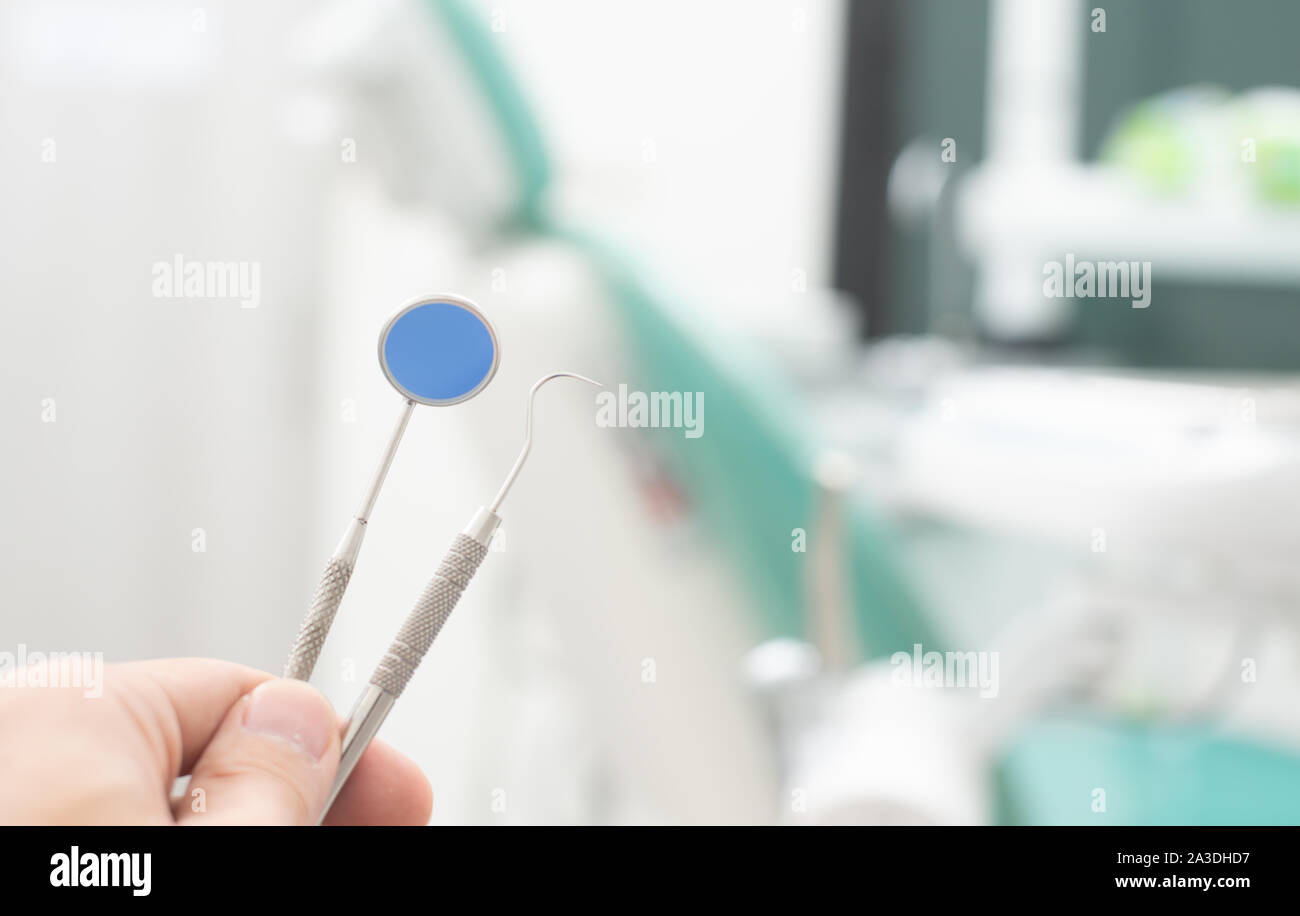 Dental tool in dental clinic Stock Photo Alamy