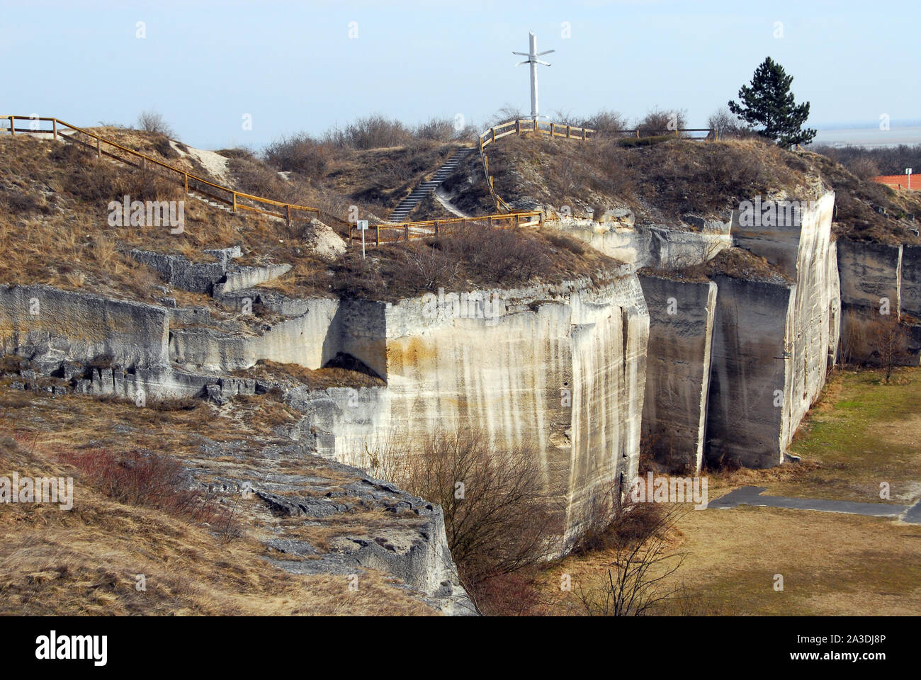 Former quarry, Fertőrákos, Győr-Moson-Sopron county, Hungary, Magyarország, Europe Stock Photo