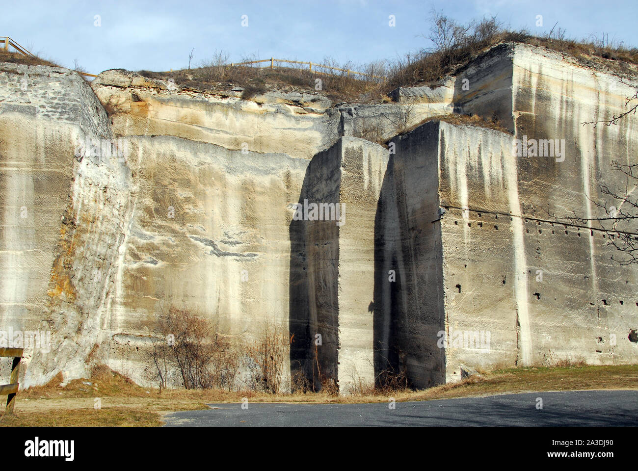 Former quarry, Fertőrákos, Győr-Moson-Sopron county, Hungary, Magyarország, Europe Stock Photo