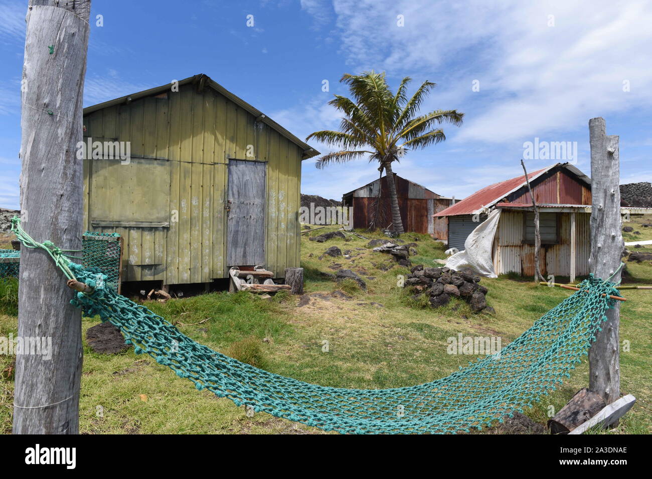 Easter Island, Chile. 22nd Sep, 2019. House seen in the