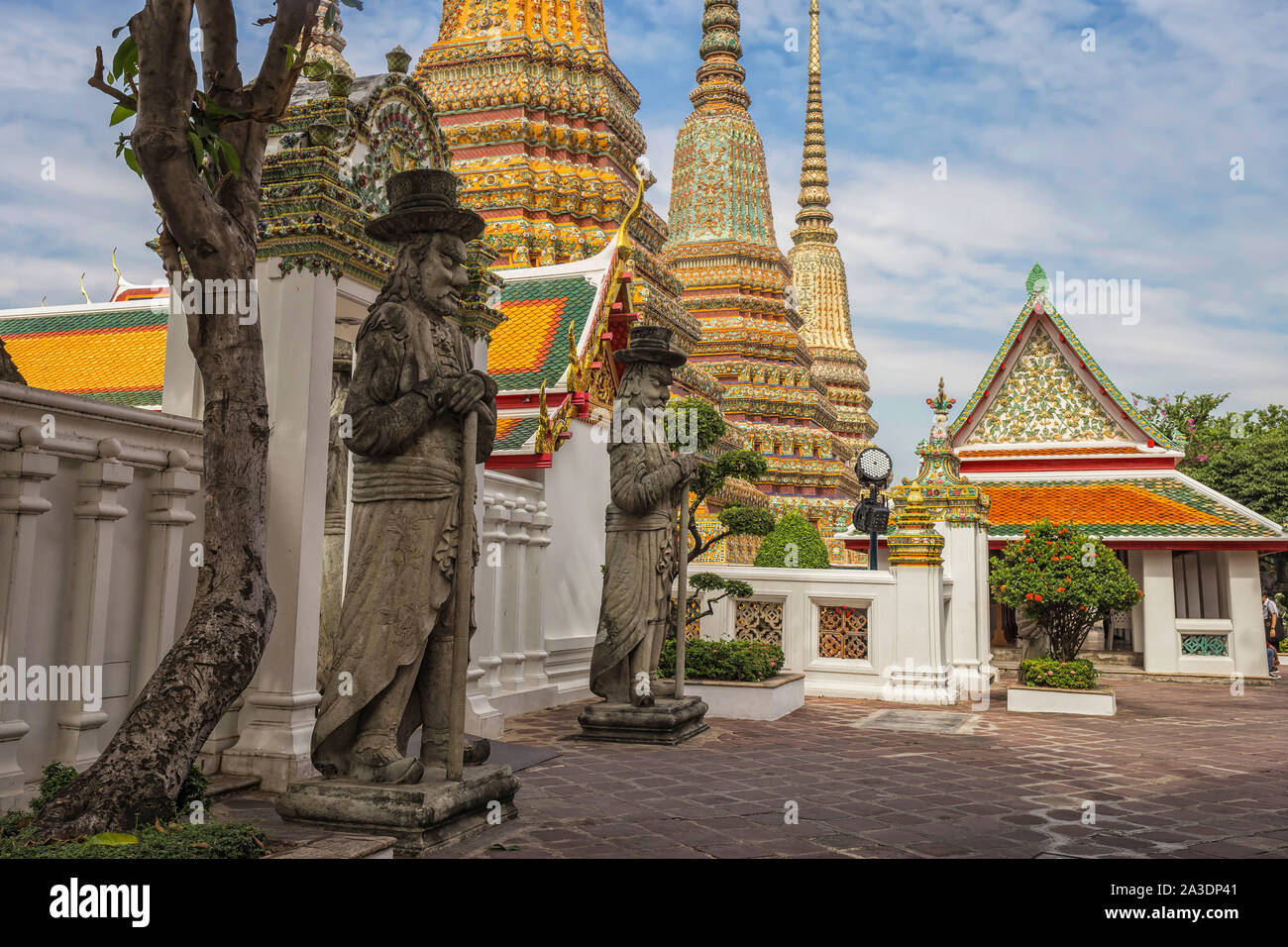 Wat pho is the beautiful temple in Bangkok, Thailand Stock Photo - Alamy