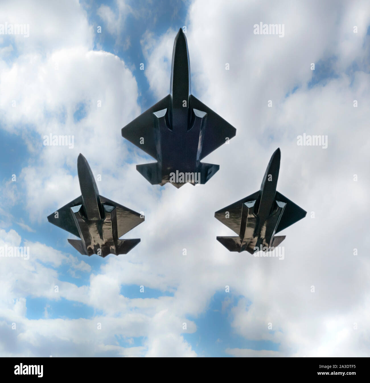 Future Fighter Jets over head view Stock Photo Alamy
