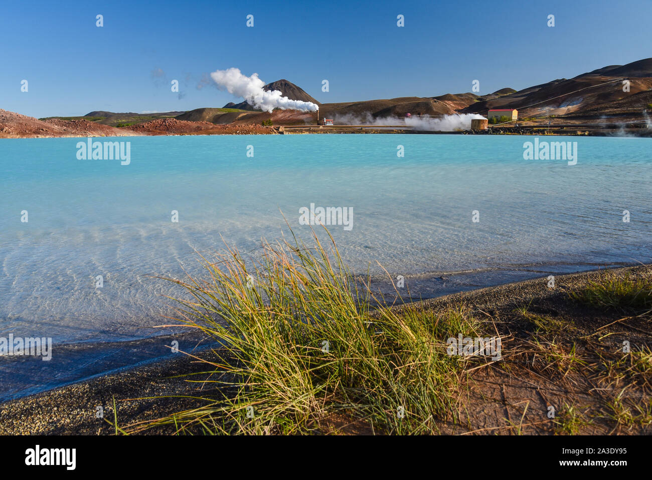 Geothermal area near Myvatn Lake, Iceland Stock Photo Alamy