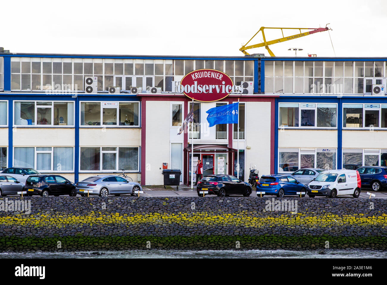 Kruidenier Food Services building. Rotterdam Harbour Stock Photo