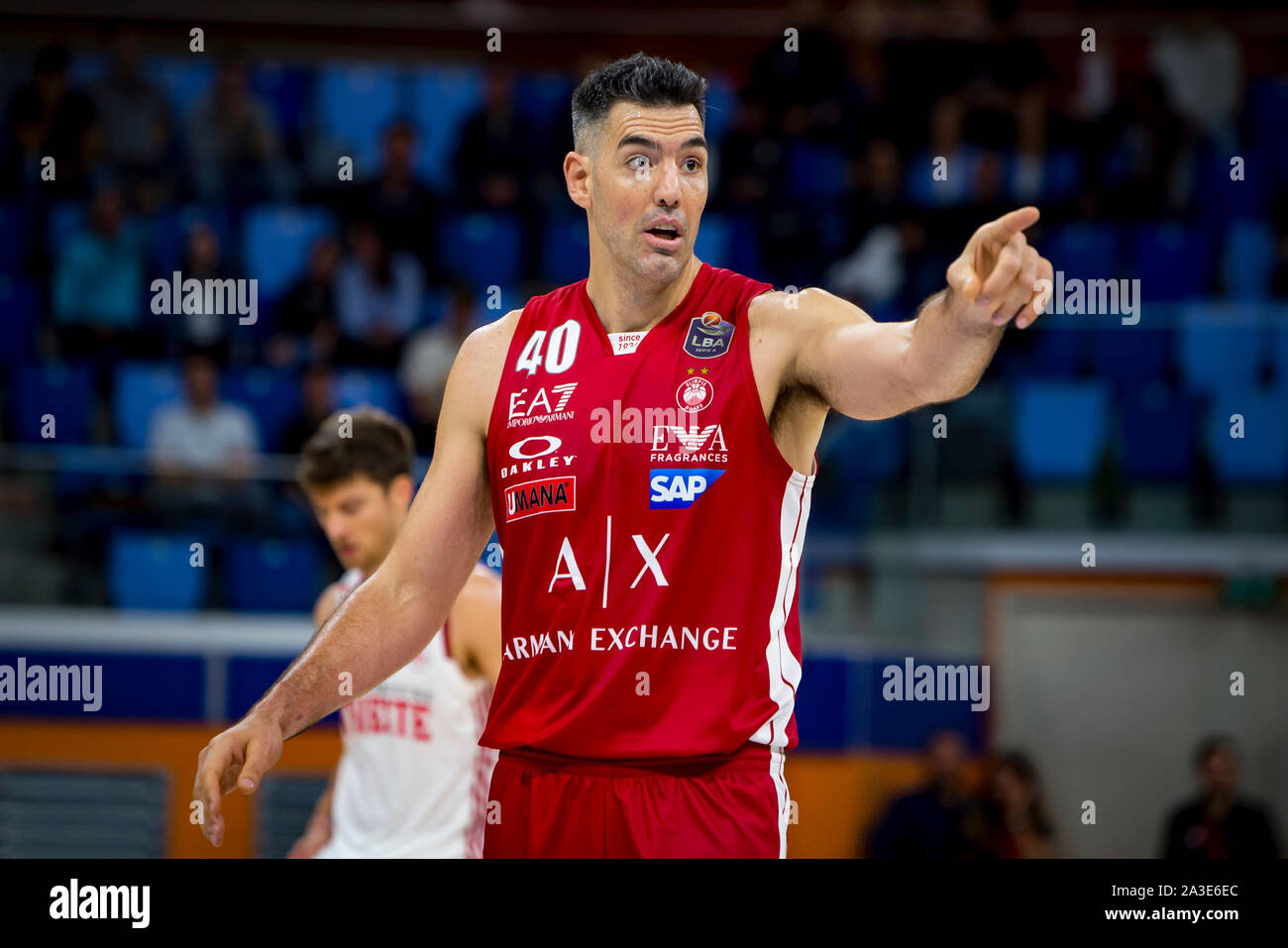 Luis Scola (AX Armani Exchange Olimpia Milano) during Legabasket Serie A  basketball match AX Armani Exchange Olimpia Milano vs Pallacanestro Trieste  i Stock Photo - Alamy