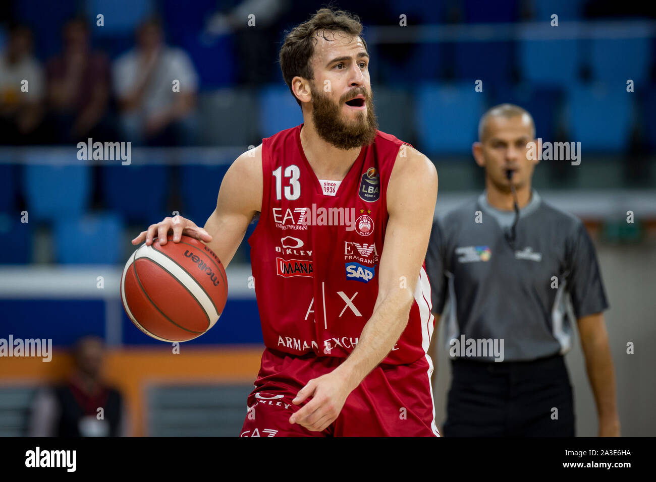 Sergio Rodriguez (AX Armani Exchange Olimpia Milano) during Legabasket  Serie A basketball match AX Armani Exchange Olimpia Milano vs Pallacanestro  Tri Stock Photo - Alamy