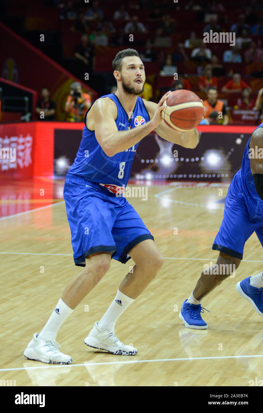 Danilo Gallinari. Italy vs. Puerto Rico. Basketball World Cup China