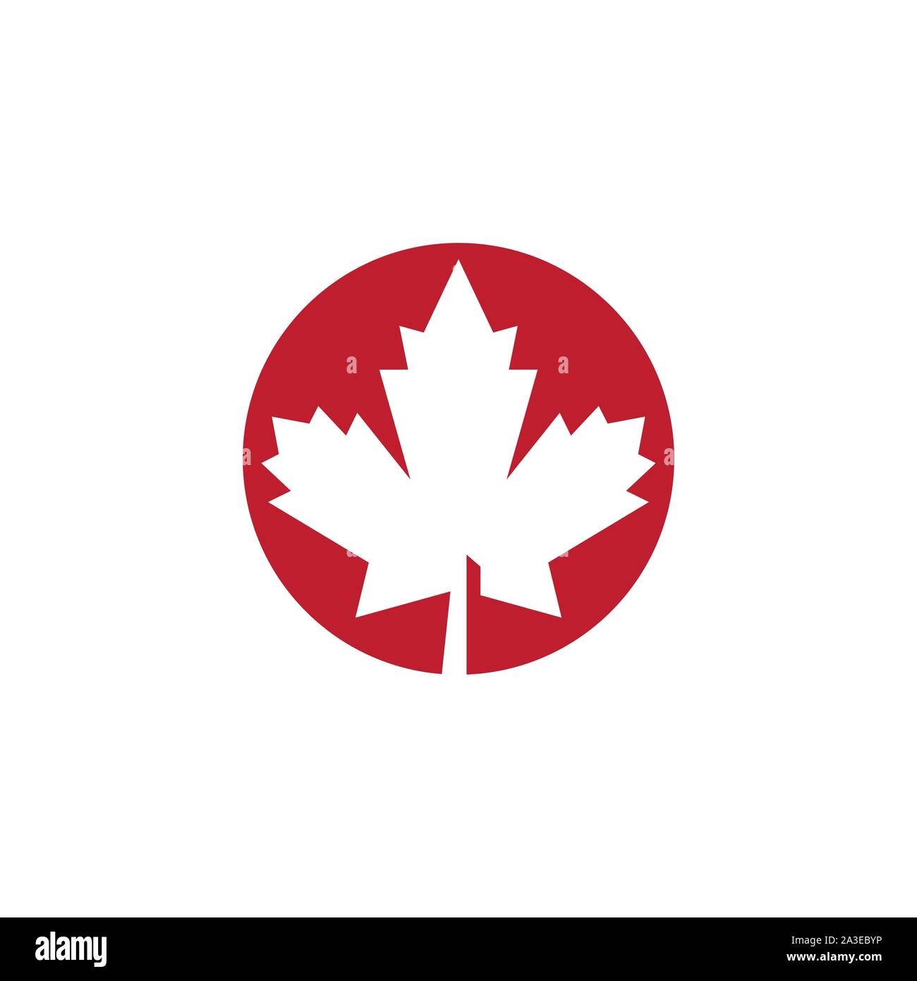 Maple leaf vector illustration design template Stock Vector Image & Art ...