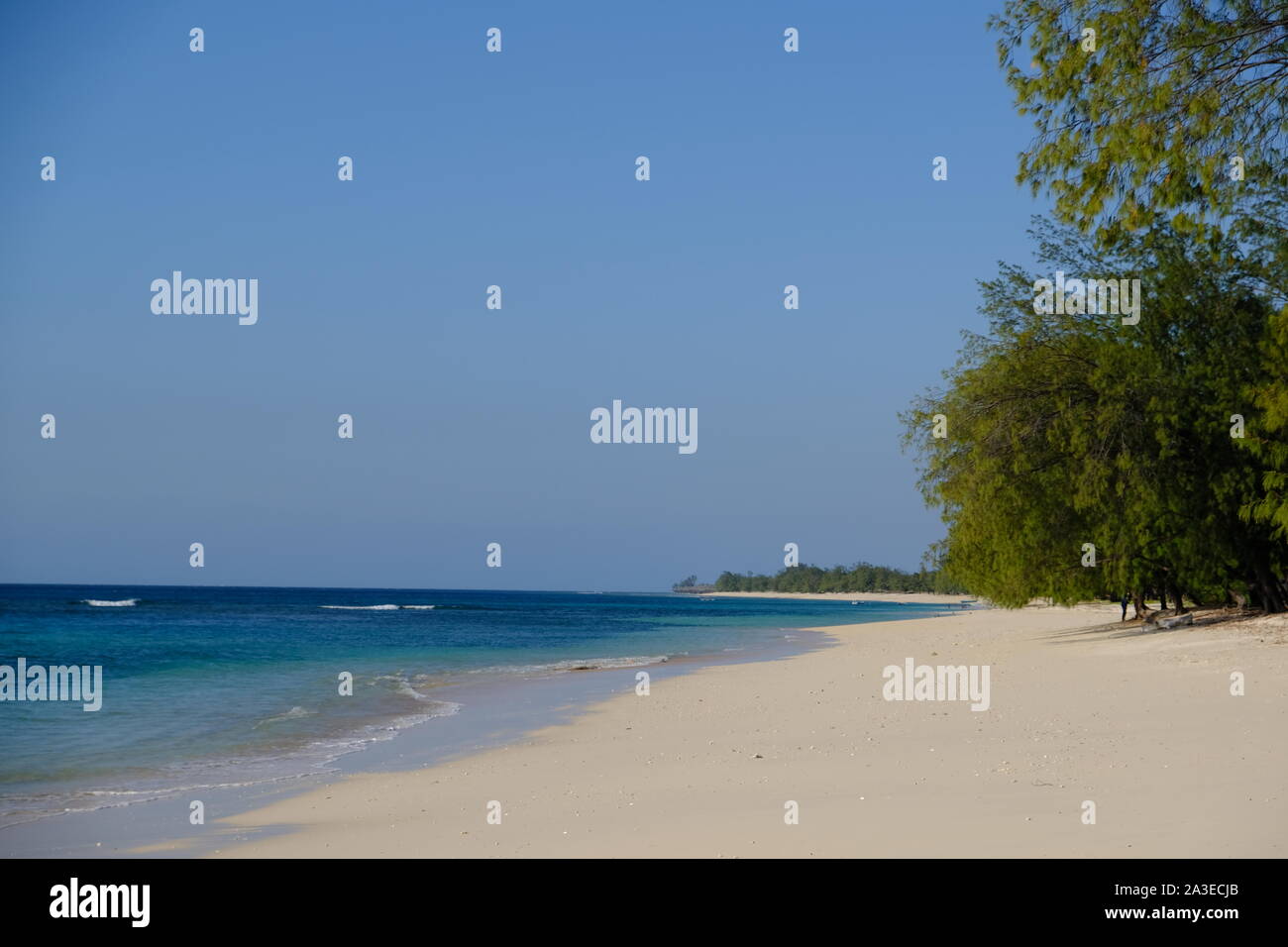 Indonesia Sumba Island Pantai Puru kambera coastline landscape photo Stock Photo