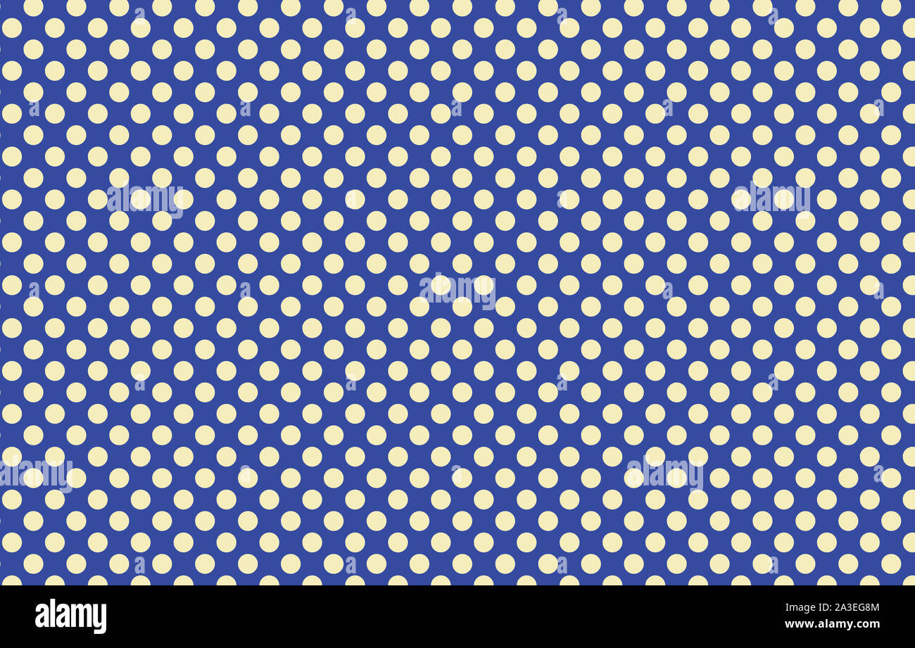 Polka Dot Background Design In Navy Blue And White Colors Circles In Classic Spotted Wallpaper Pattern Stock Photo Alamy