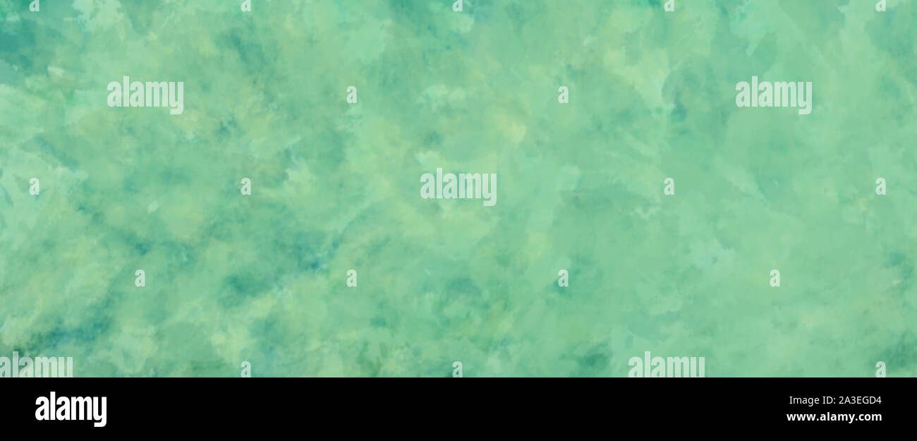 Old blue and green background with vintage texture and soft light paper illustration Stock Photo