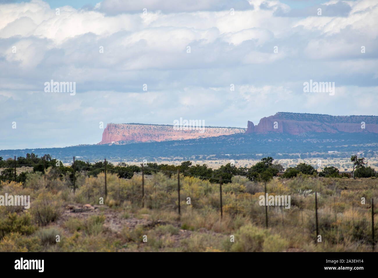 Mountain Mesas (plateaus) north of Interstate 40 in north west New Mexico, USA Stock Photo - Alamy