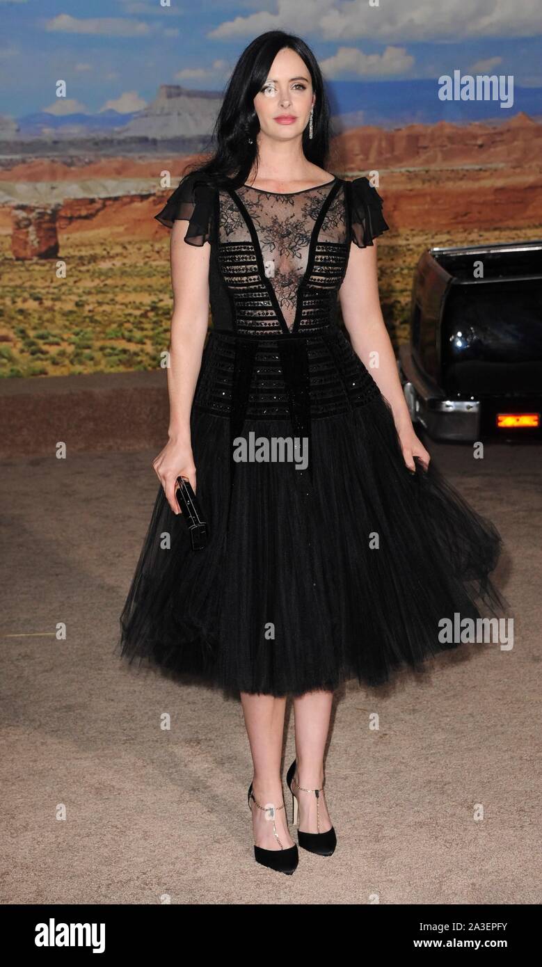 Los Angeles, CA. 7th Oct, 2019. Krysten Ritter at arrivals for EL ...
