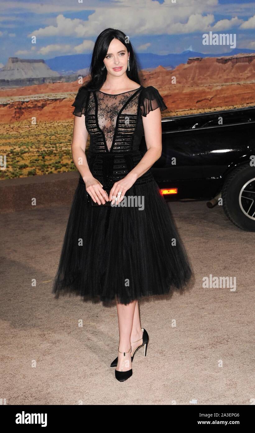 Los Angeles, CA. 7th Oct, 2019. Krysten Ritter at arrivals for EL ...