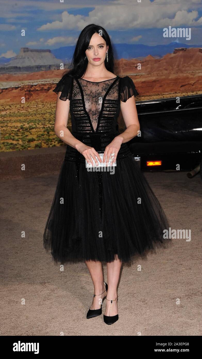 Los Angeles, CA. 7th Oct, 2019. Krysten Ritter at arrivals for EL ...