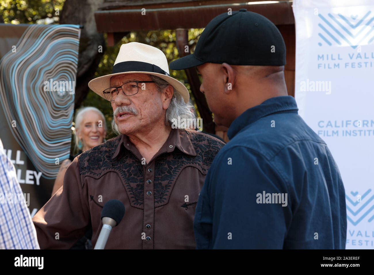 Mill Valley, California, USA. 7th Oct 2019. Carlos Santana and Edward