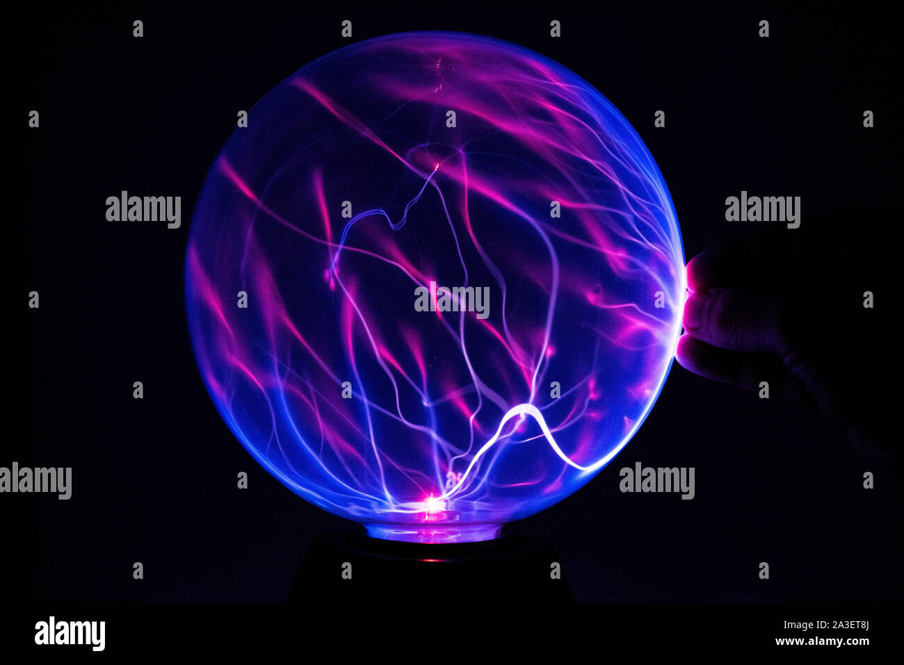 Static electricity plasma globe hi-res stock photography and images - Alamy