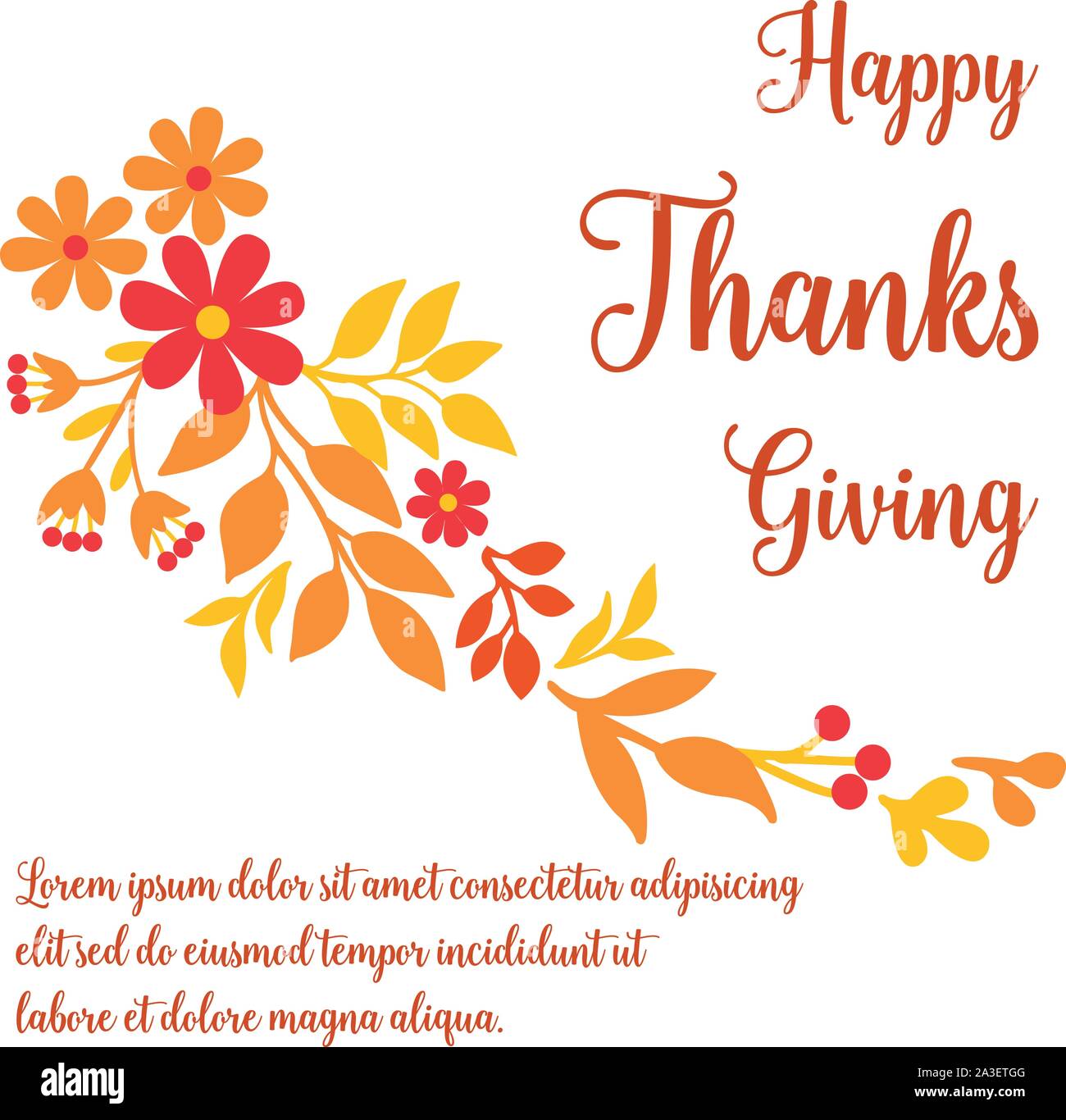 Pattern design of card thanksgiving, with art of beautiful autumn leaf ...
