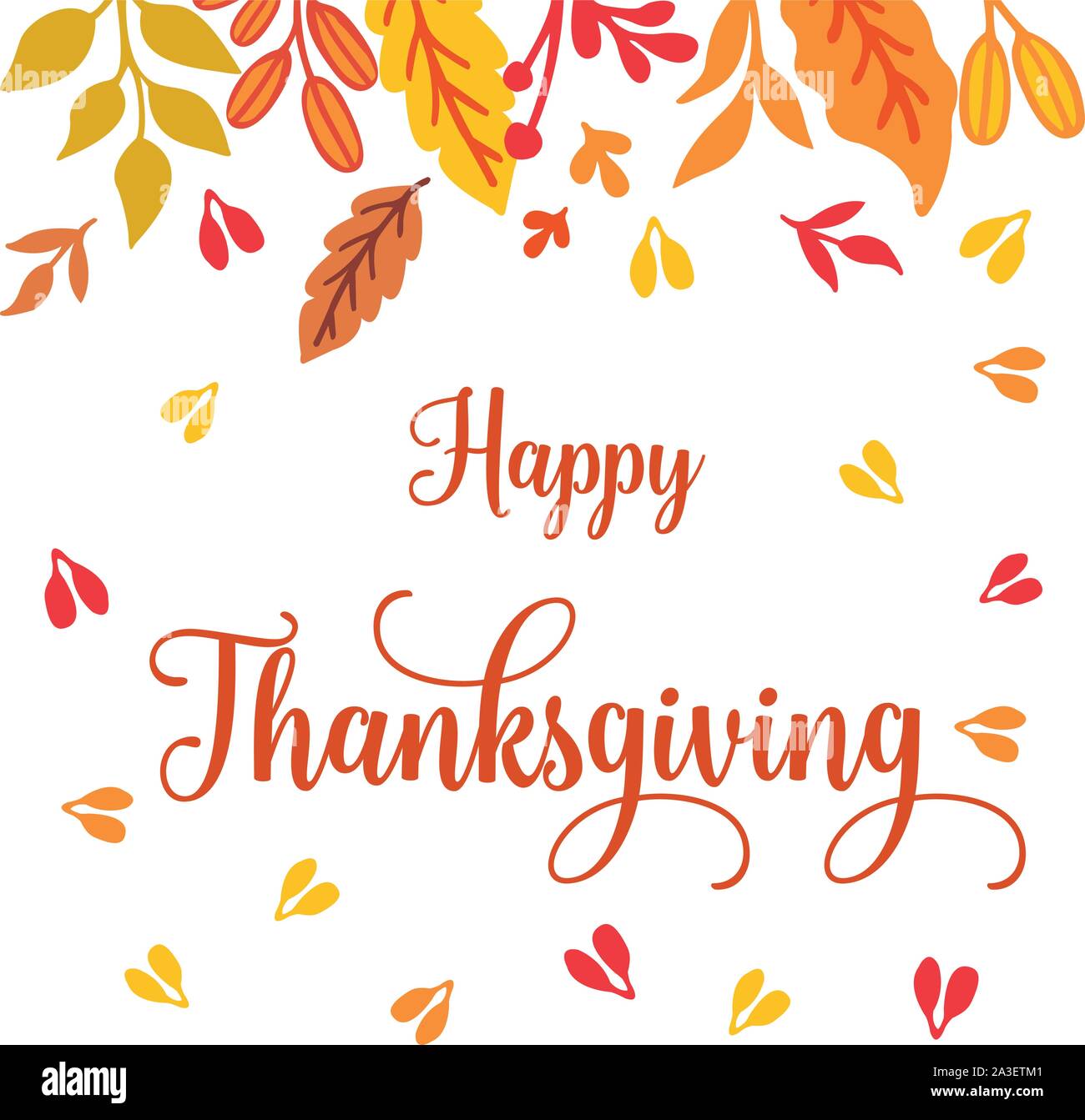 Sketch autumn leaf flower frame background, for design of card ...