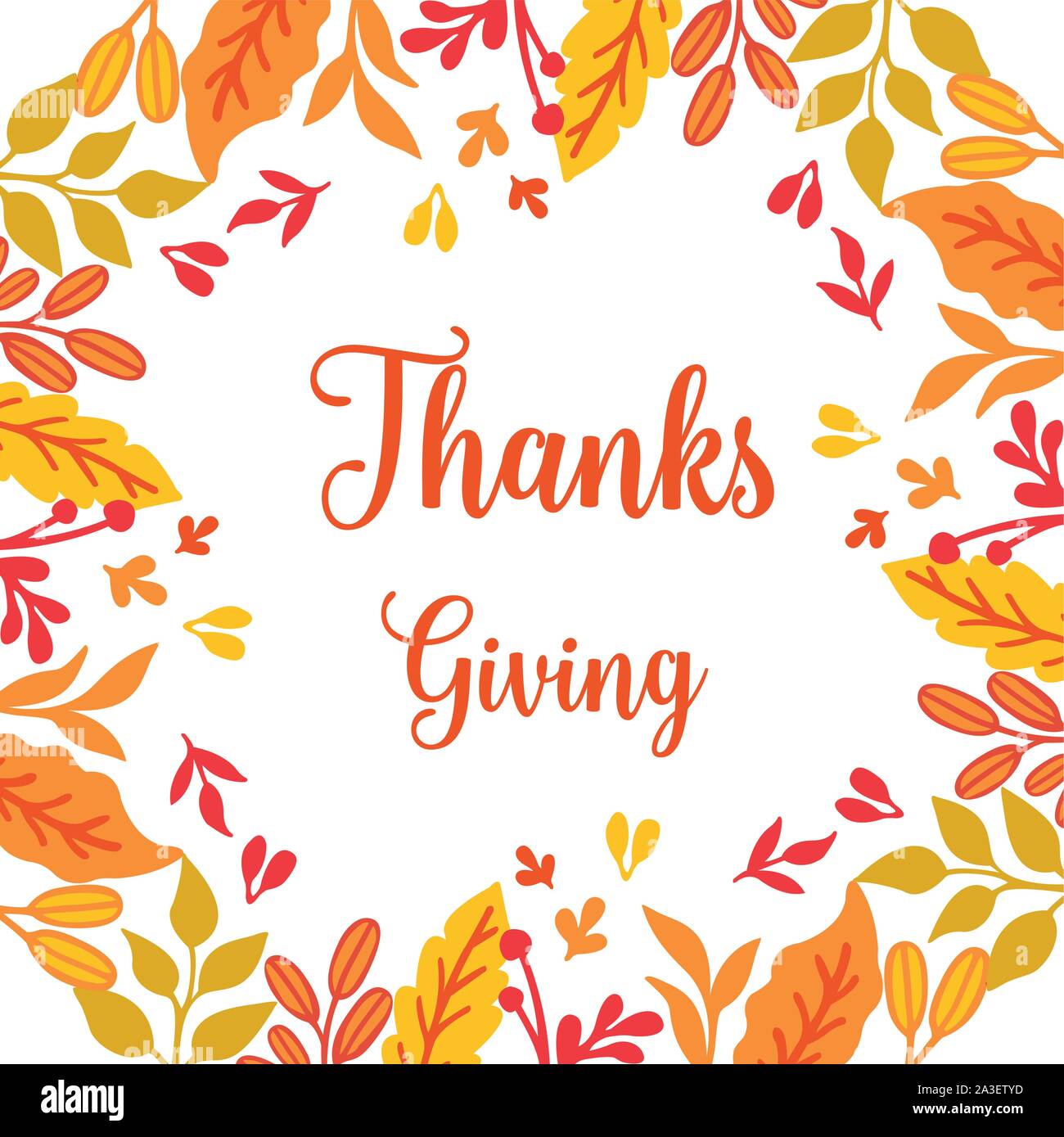 Celebration card of thanksgiving, with texture of autumn leaf flower ...