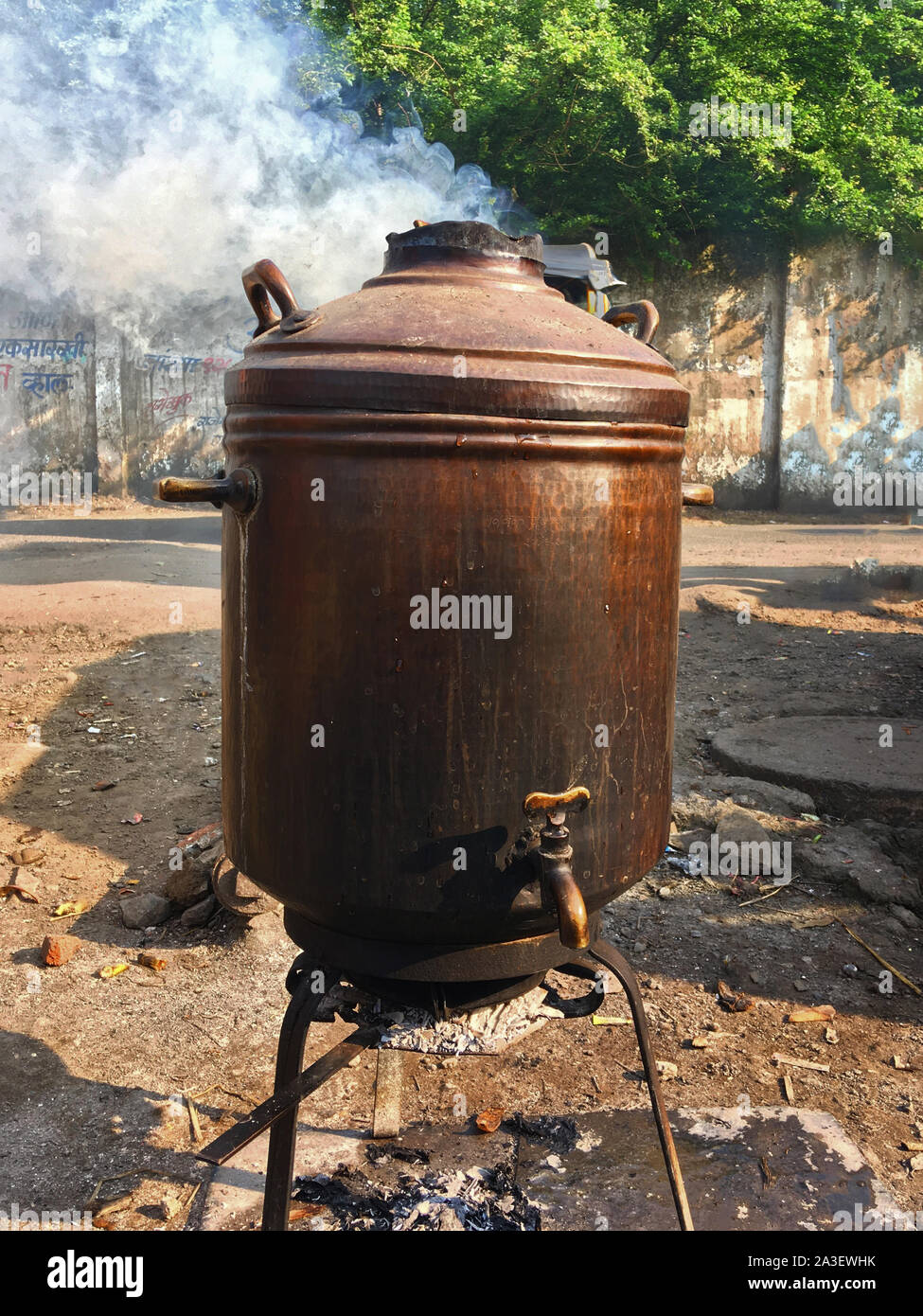Water heater vintage copper hi-res stock photography and images - Alamy