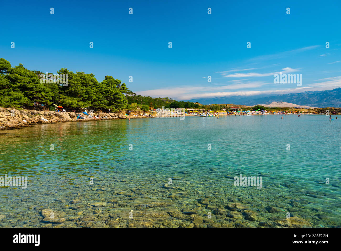 Island Rab, Adriatic sea, Croatia Stock Photo