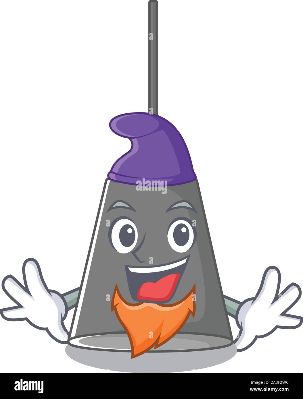 Elf pendant lamp cartoon with mascot shape Stock Vector Image & Art - Alamy