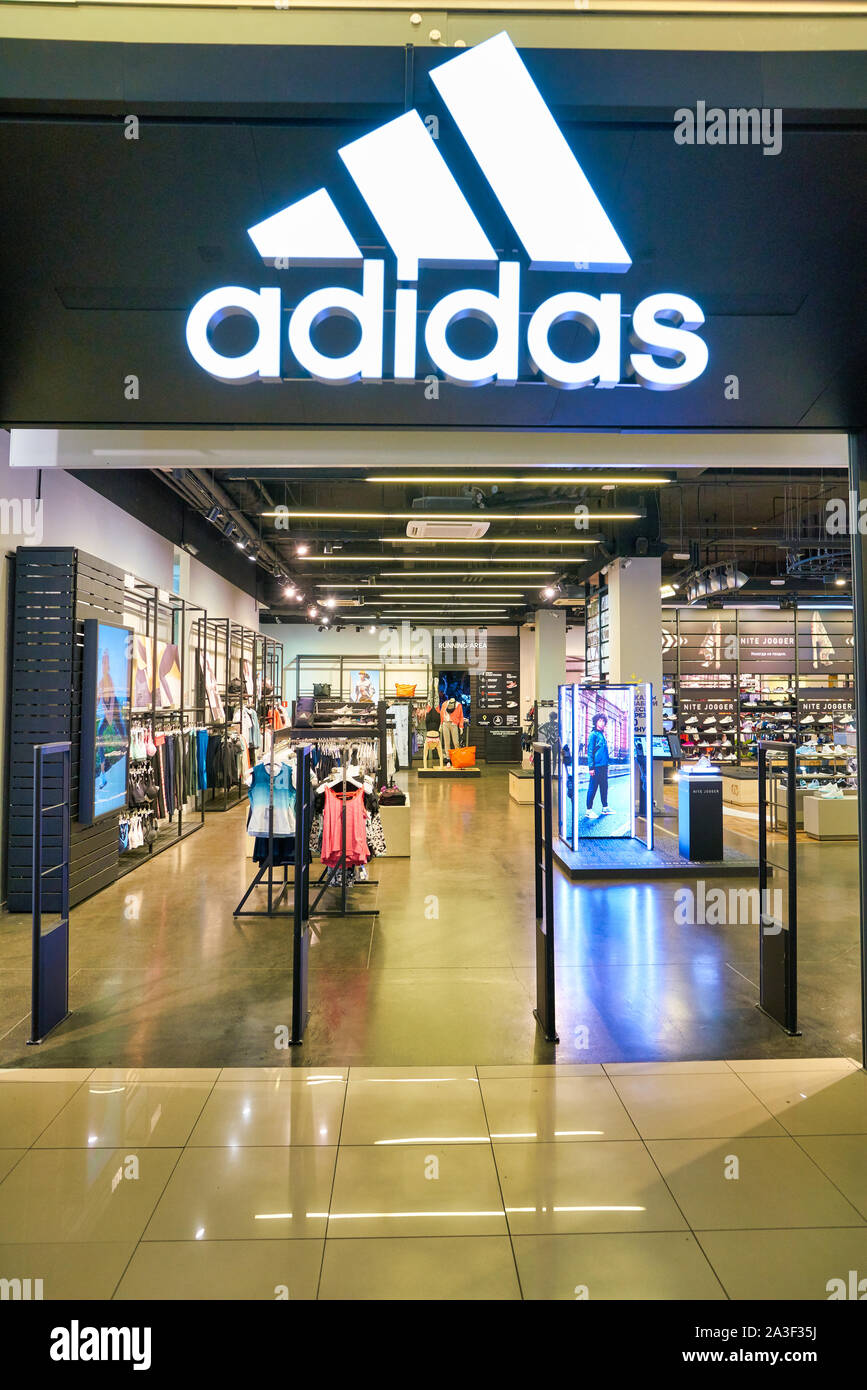 MOSCOW, RUSSIA - CIRCA MAY, 2019: entrance to an Adidas store in Moscow  Stock Photo - Alamy