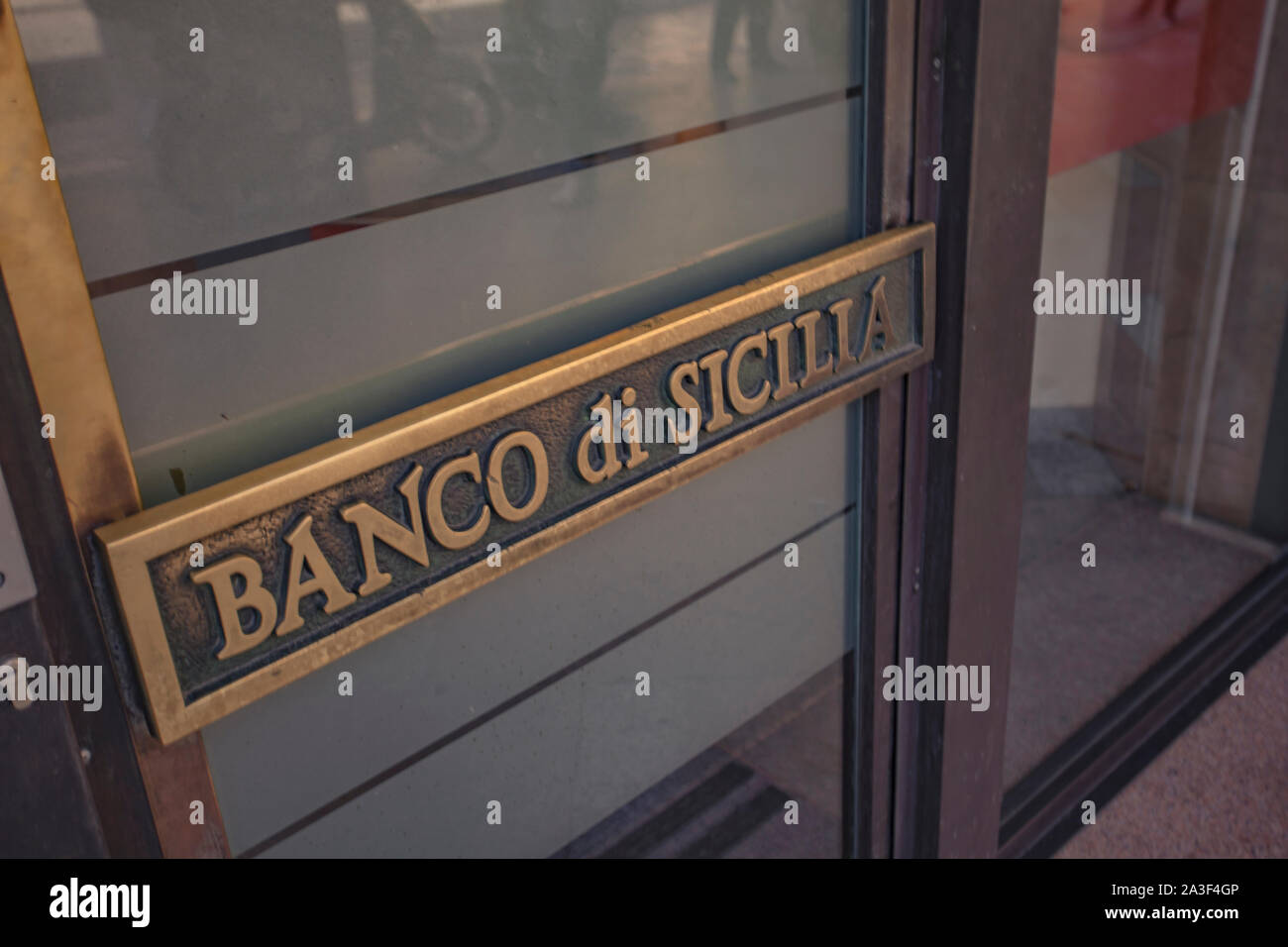 Banco di Sicilia Stock Photo