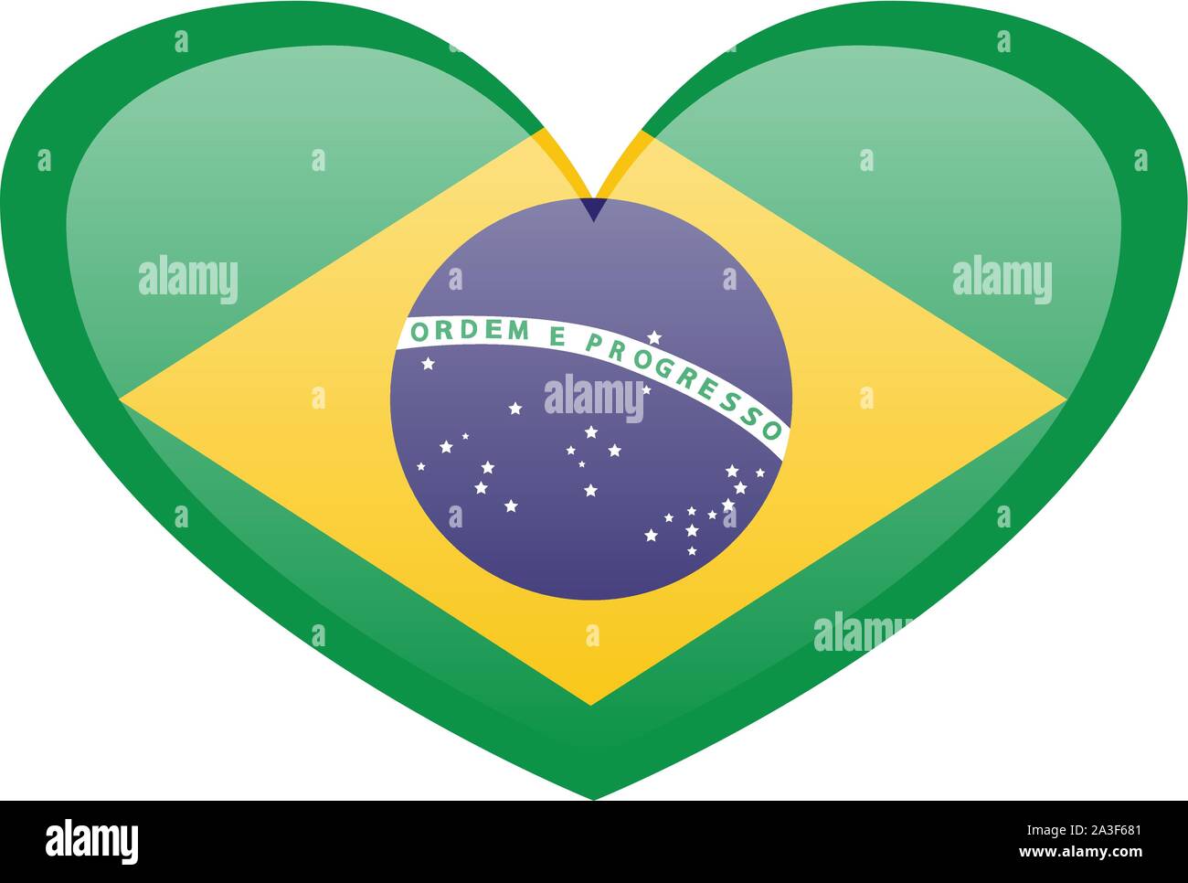Simple flag of Brazil. Brazilian flag. Correct size, proportion, colors ...