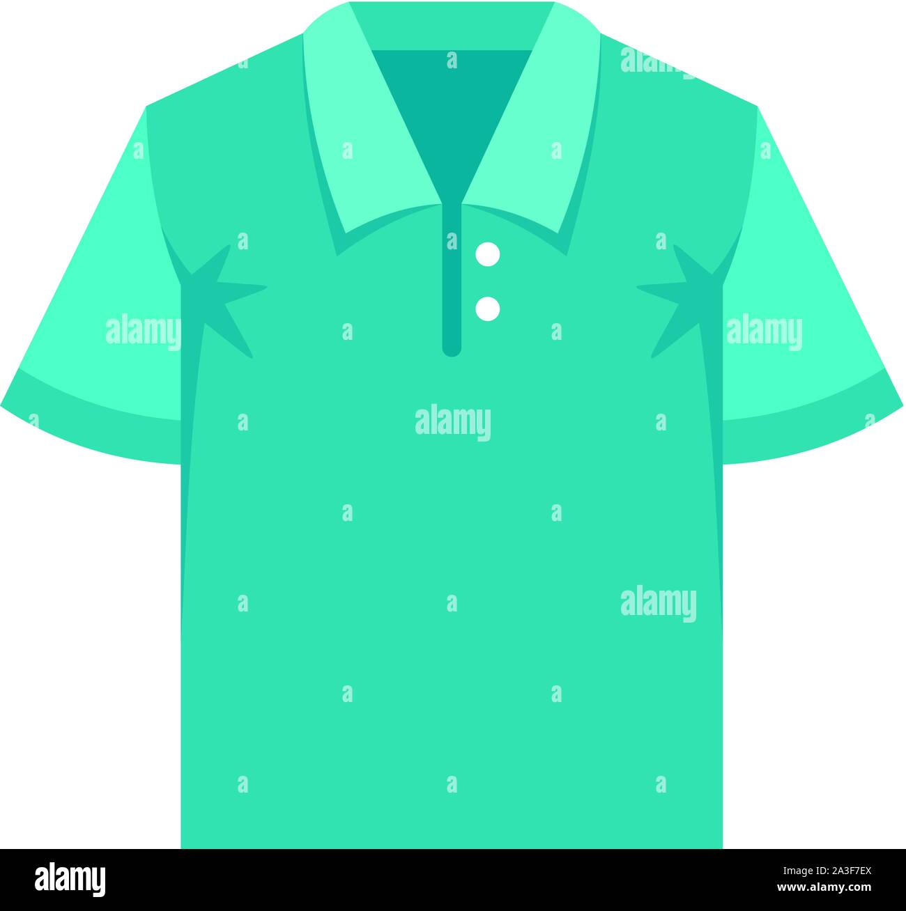 Polo tshirt icon. Flat illustration of polo tshirt vector icon for web ...