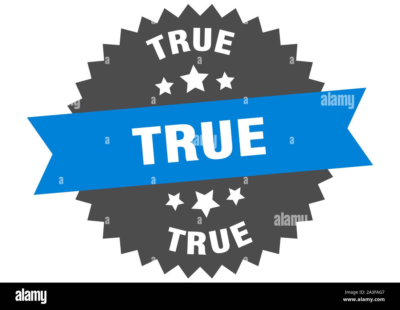 true sign. true blue-black circular band label Stock Vector Image & Art ...