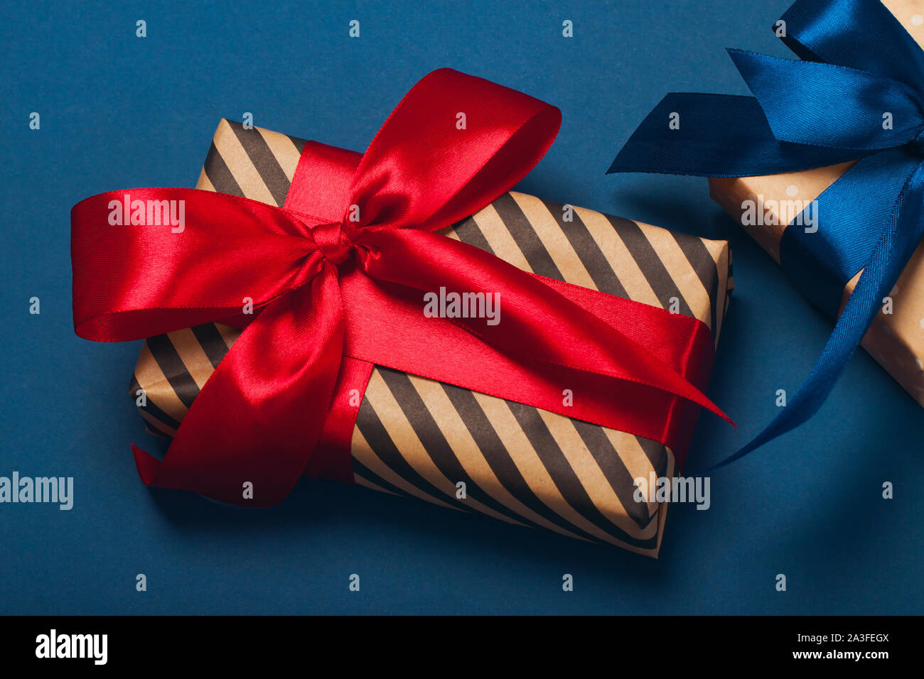 Wrapping present christmas elderly hi-res stock photography and images -  Alamy