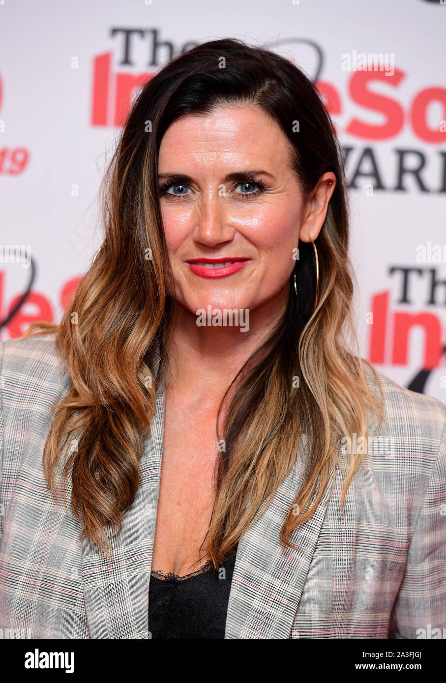 Dawn Steele arriving for the Inside Soap Awards 2019 held at Sway, Covent Garden, London. Stock Photo