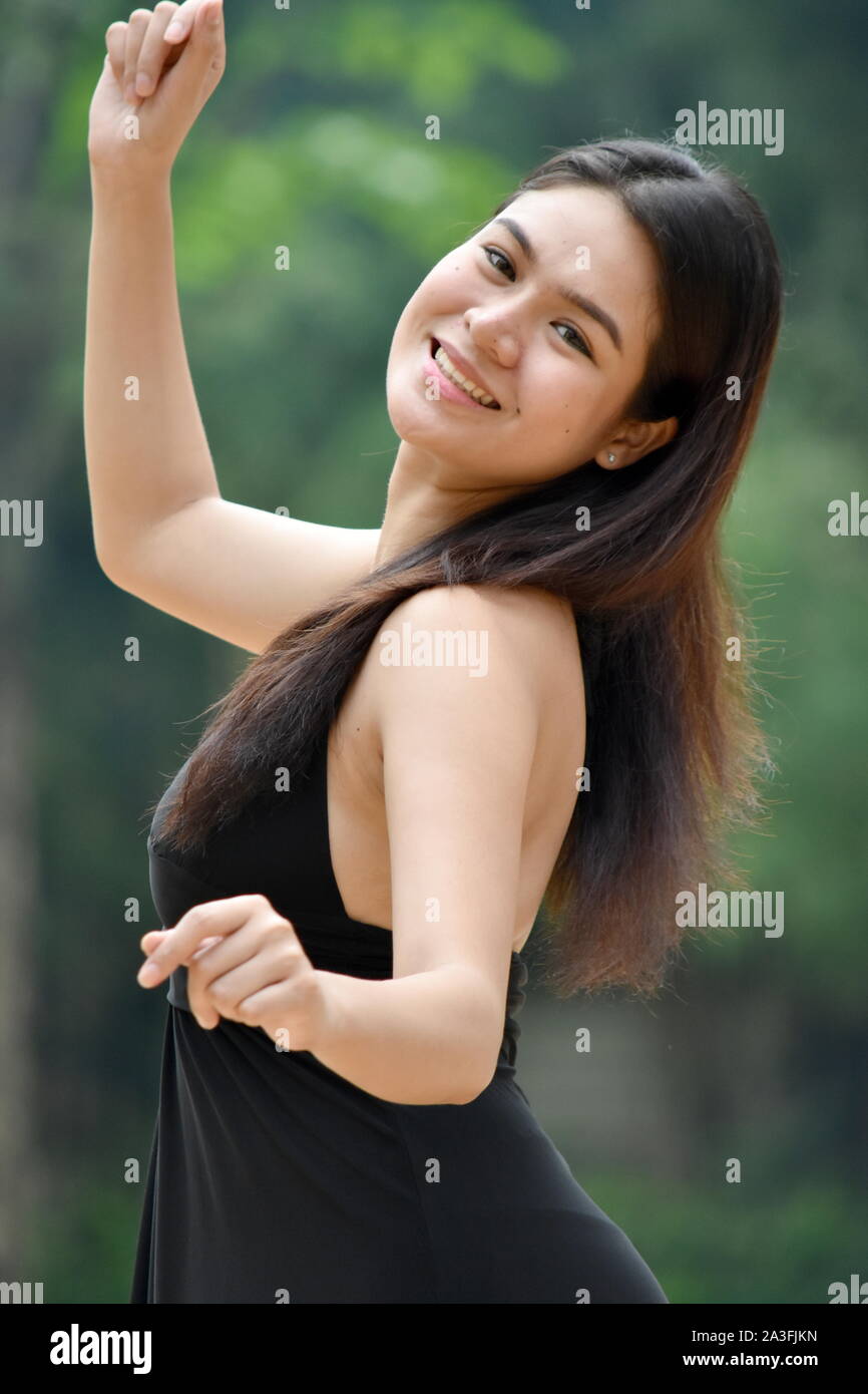 Beauty asian woman dancing hi-res stock photography and images - Alamy