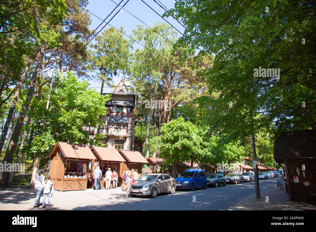 Svetlogorsk, Russia - June 05, 2019: View of the Svetlogorsk (Kaliningrad Oblast), Russia. Stock Photo