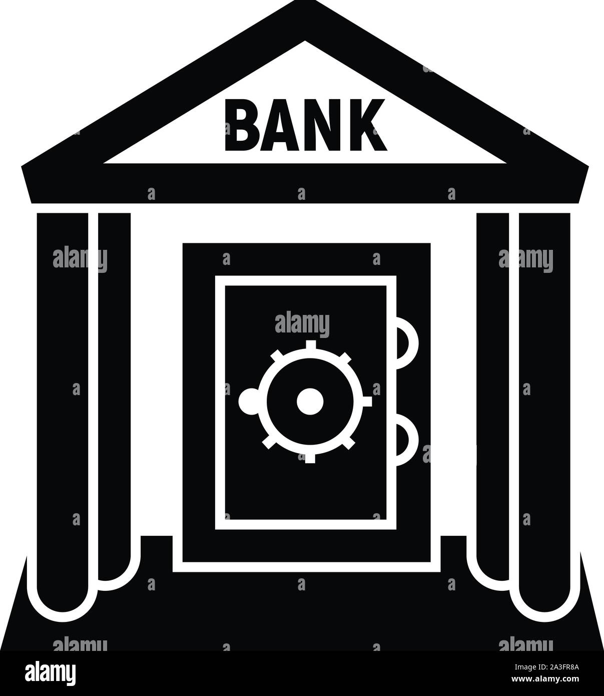 Bank safe icon, simple style Stock Vector Image & Art Alamy