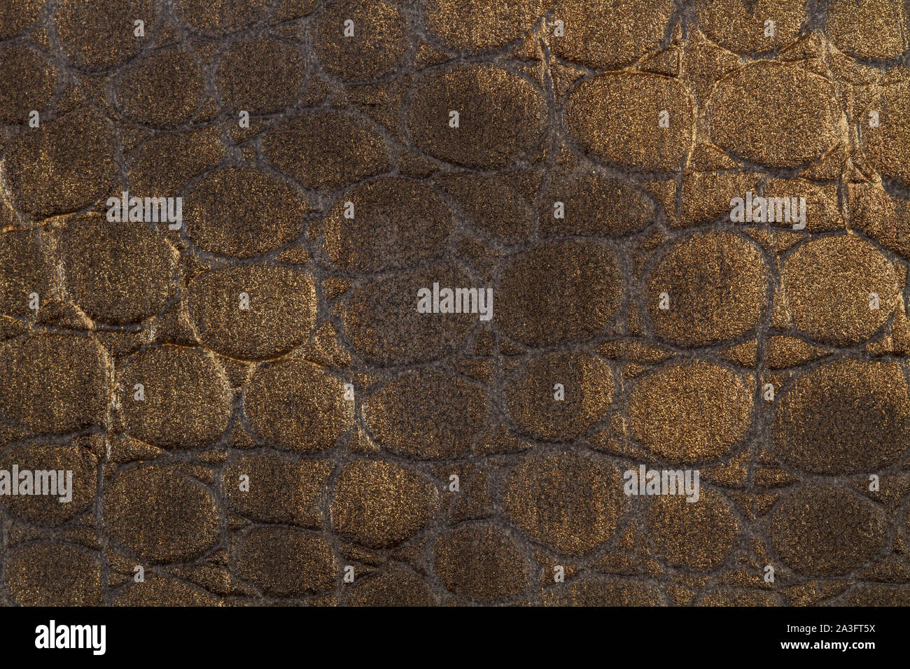 A brown lether cloth with reptile texture Stock Photo