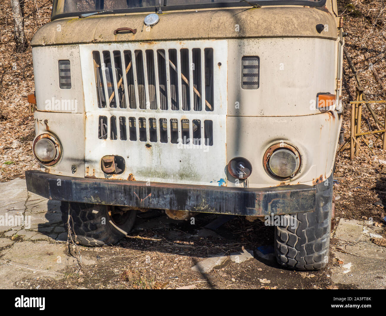 Old GDR truck W50 Stock Photo
