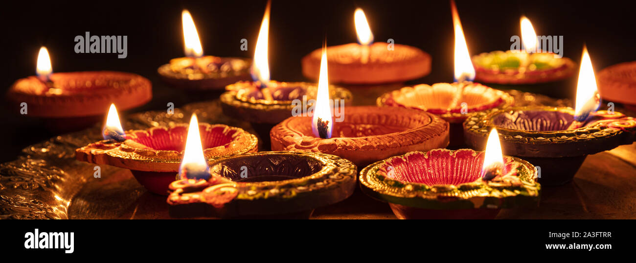 traditional diwali lights